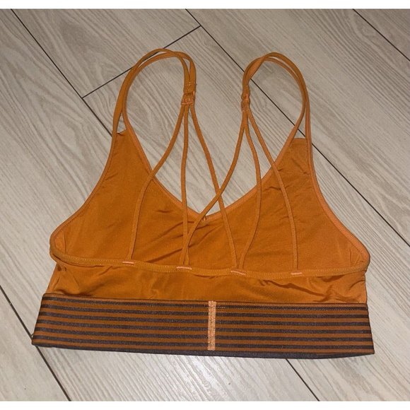 Calvin Klein QF1537 Microfiber Iron Strength Bralette WF Womens S Small Orange - Picture 4 of 6